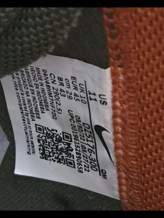 RARE Nike Blazer '77 Vintage Mid Army Olive US Men's Size 11 - Picture 9 of 12